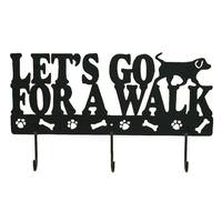 View 16.5" x 10" Let's Go For A Walk Wall Hook